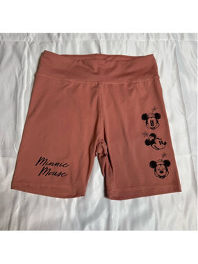 Women's Disney Rust Minnie Mouse Bike Shorts S